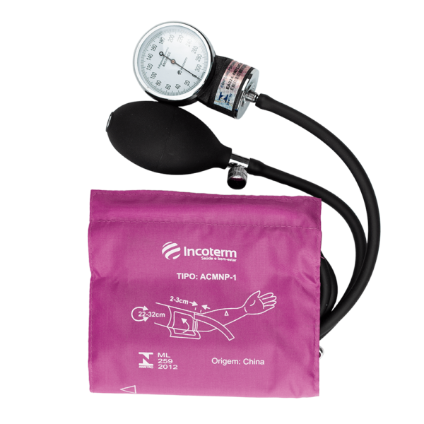 Aparelho de Pressão Velcro Rosa
